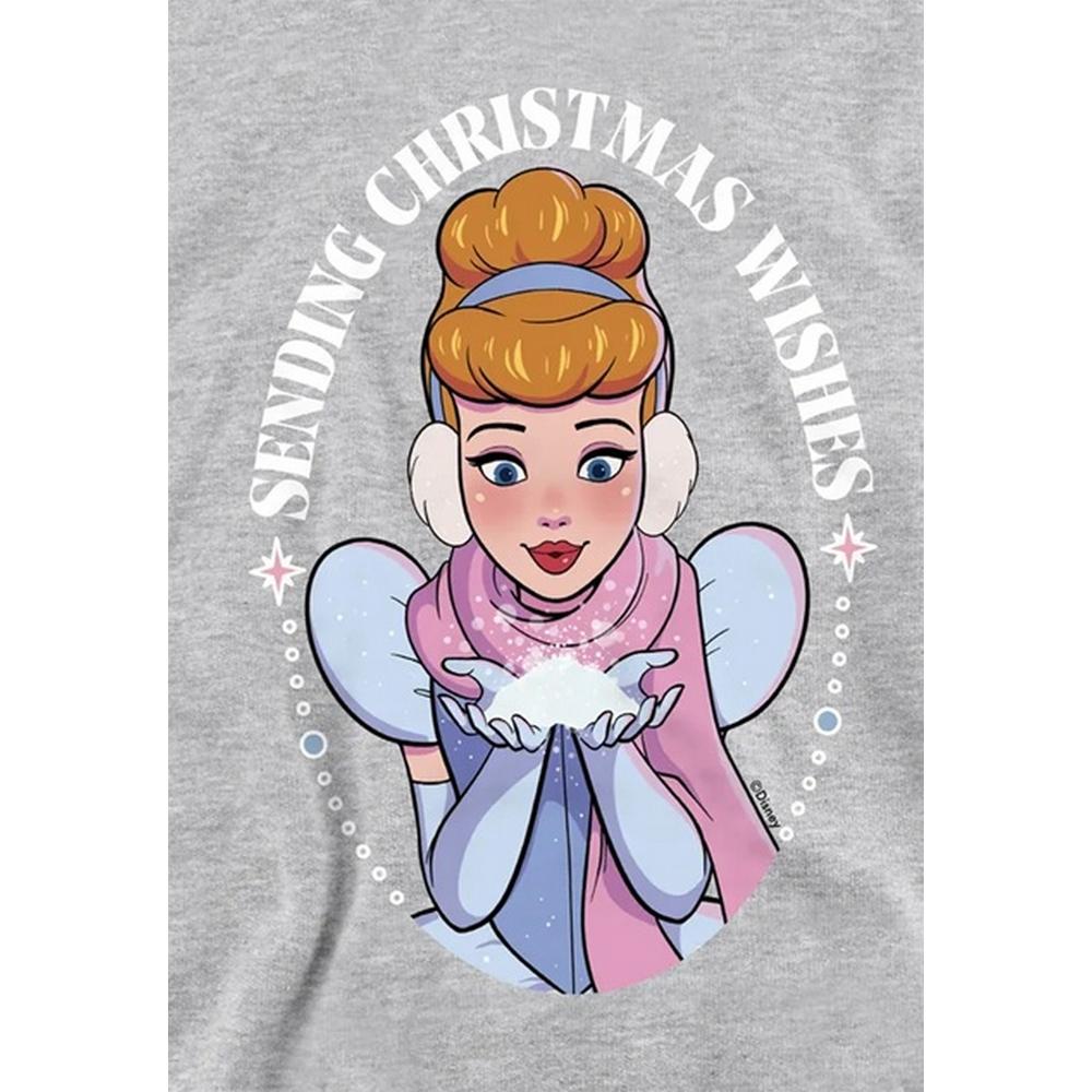 Cinderella Childrens/Kids Sending Christmas Wishes Heather Hoodie