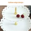 Fruit Plate 3-Tier Cupcake Stand Holder Desserts Snack Candy Buffet Stand Tower for Christmas Wedding Party Cake Dessert Tray