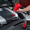 Универсальная воронка для заливки масла с фильтром для различных марок автомобилей, из АБС-пластика, для ровного наливания