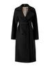 Nanyou Women's Wool Cashmere Belted Long Coat - Elegant Lapel Design for Autumn/Winter