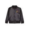 Colorful Logo Air Embroidery Long Sleeve Jacket Kids Jackets Black JD2032218GS-001-F01