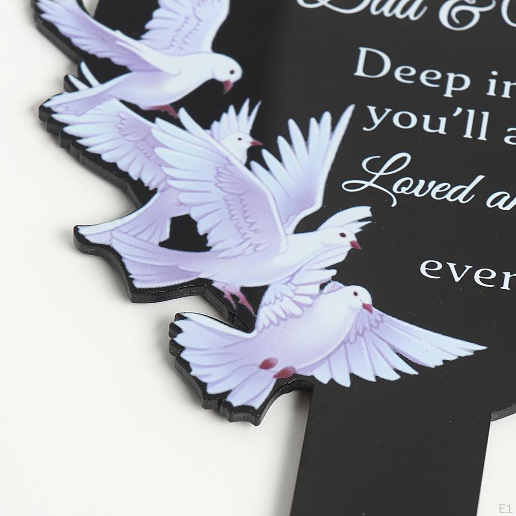 2D Акриловый Садовый Колышек для Легкой Установки во Дворе и на Заборе