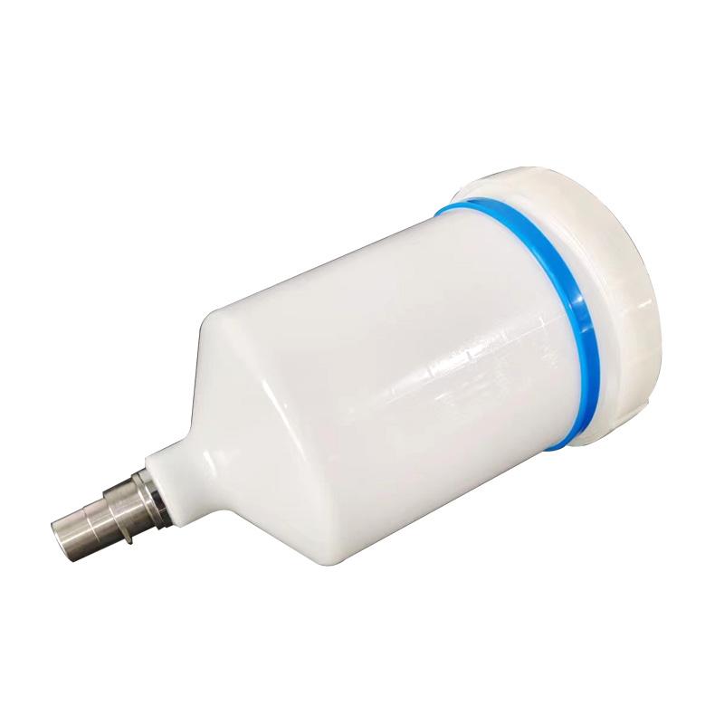 Для Sata Чашка Распылителя Соединитель Жиклер Краскопульт 600Мл белый Пластик Hvlp Чашка для Краски Бачок Аксессуары