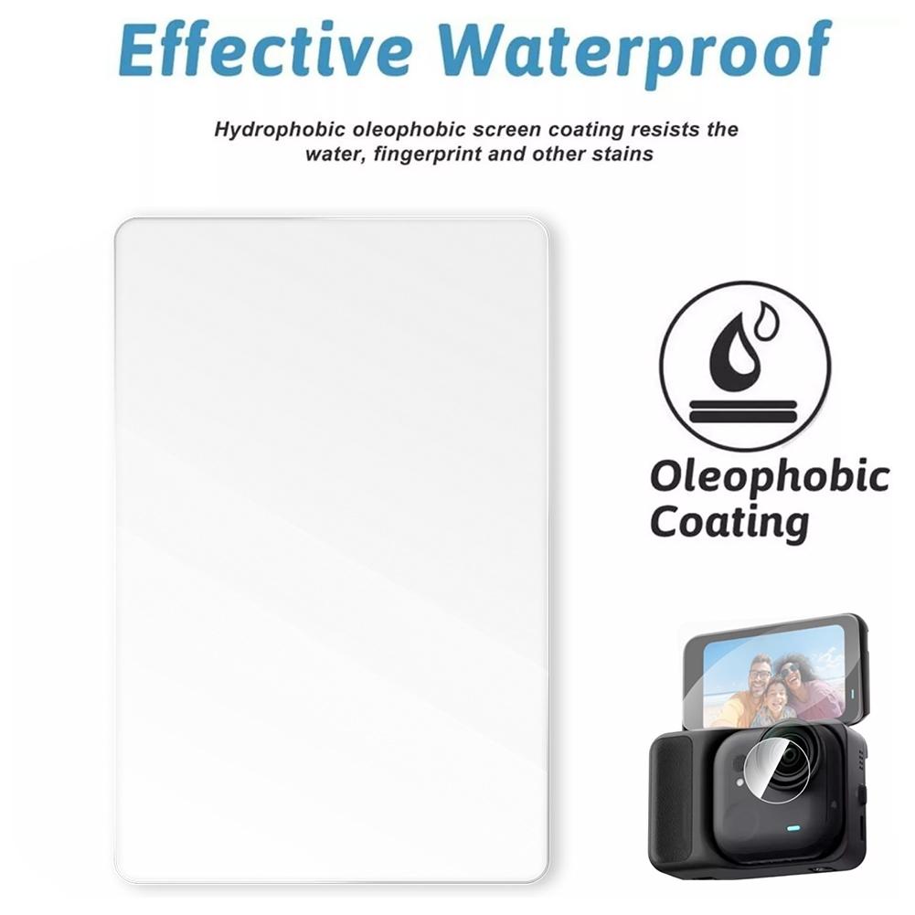 2 шт. Защитные пленки для экрана для Insta 360 Go Ultra HD Устойчивые к царапинам Противоударные Пленка из закаленного стекла для спортивной камеры Аксессуары