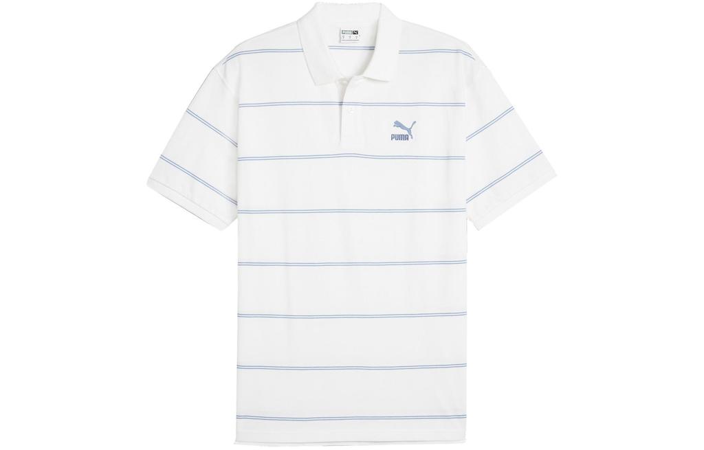 Men's Shirt PUMA TEAM Polo Shirt Men's White