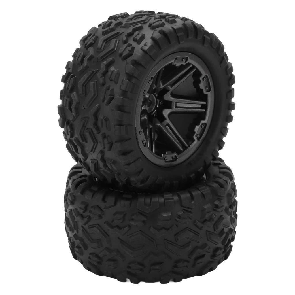 2pcs Remote Control Car Rubber Tyres with Hex Adapter for 1 8 1 10 High Speed Off Road Car Series