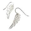 [N6266] - Silver Earrings 'Angel Wings' (rhodium Plated)