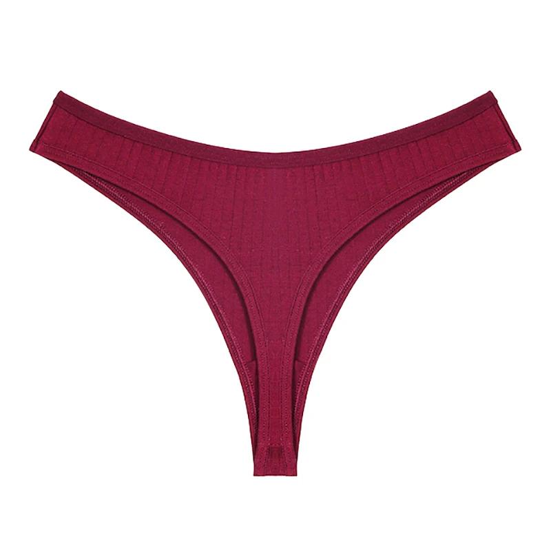 FINETOO 3 шт./компл. хлопковые трусики стринги женские трусики сексуальное нижнее белье женское белье стринги трусы для женщин сплошной цвет интимные трусики