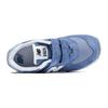New Balance 574 Детские кроссовки на липучке Little Kid Mercury Blue, белые PV574FDG