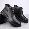 Fashion Winter Warm Boots Lace Up Classic Plush Snow Boots Men's Thick Soles Work Boots Men's Outdoor Casual Shoes Big Size 49 50 51
