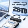 Коробка 2.5 и 3.5 SAS SATA на USB SSD HDD Жесткий Диск Коннектор Конвертер Адаптер Кабель Корпус для Ноутбука Жесткий Диск Blueendless