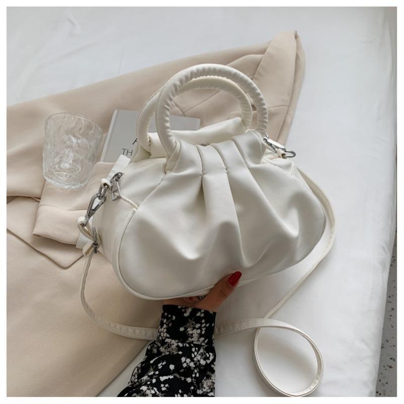 Vintage Pleated Bag Cloud Underarm Bag Hand Bag Single Shoulder Crossbody Bag