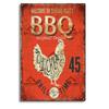 Ретро Металлические жестяные таблички DADS BBQ Декоративная табличка Настенный декор для Барбекю Бара Паба Кухни Зоны для вечеринок Винтажная металлическая пластина