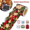 Christmas Candy Border Decorative Sticker for Home Party DIY Wall Decoration