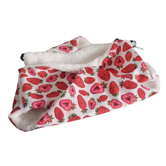 Гнездо хомяка, большое пространство, подвесная печать, сохраняет тепло, двухслойная ткань для отдыха, Рождество