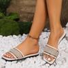 Summer Sandals Slippers Female One Word Flat Women's Shoes Fashion Casual Plus Size Slippers