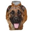 Funny Cute Dog Hoodie Animal 3D Print Men Women New Streetwear Hoodies Oversized Pullover Hooded Sweatshirts Kids Tops Clothing
