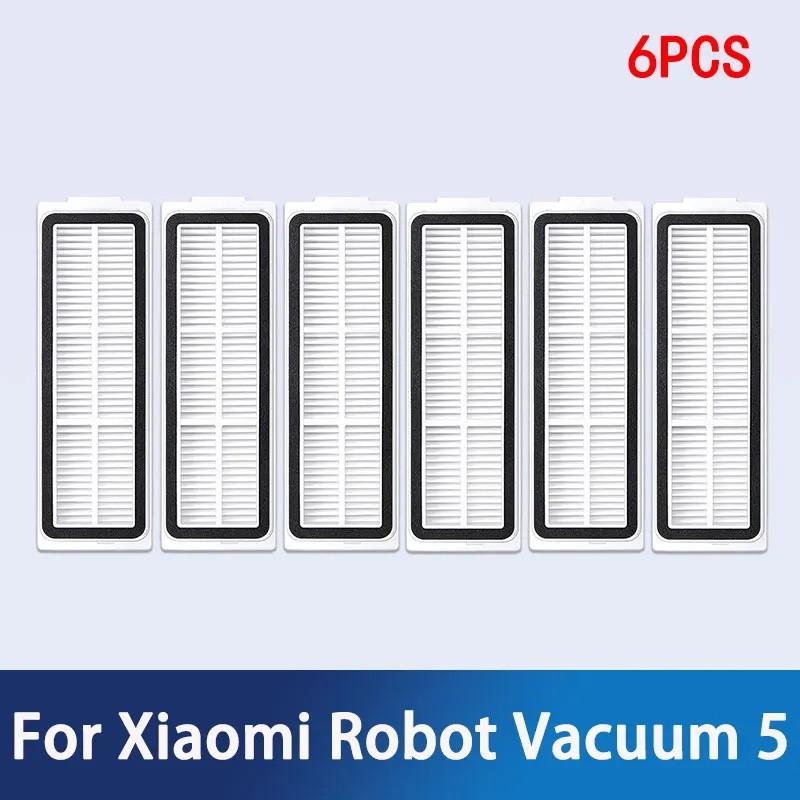 Для робота-пылесоса Xiaomi 5 / OV31GL Запасные аксессуары Основная щетка-валик Боковые щетки Тряпка для мытья пола HEPA-фильтр Мешок для пыли Запасные части