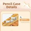 Cartoon Capibara Pencil Case Multi-layer Stationery Bag Kawaii Pencil Pouch  School Supplies