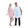 Couples Soap and Loofah Costume Adult Funny Halloween Party Couple Costumes Set