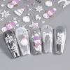 1 Sheet Christmas Pattern Art Snowflake Sticker Fine Workmanship Nail Bow Nail Art Decoration
