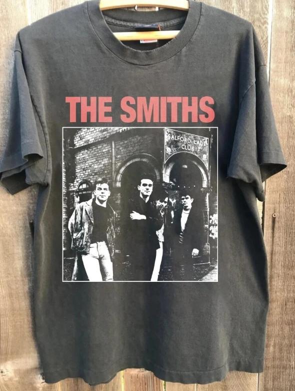 The Smiths Salford Lads Club Vintage 90039s Charcoal Men Women Shirt S5XL Unisex T-Shirt
