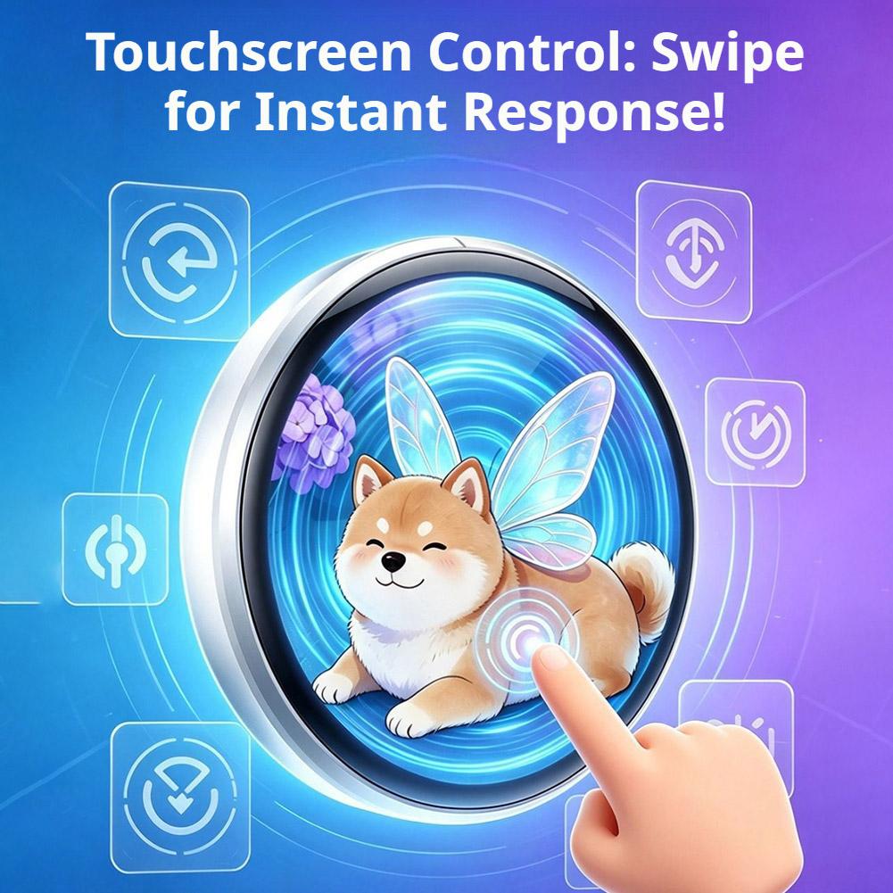 Dynamic Electronic Badge Display Pin 1.5 In Touch Screen Anime Electric E-Badge For Game Peripherals Excellent Fans Friends Birthday Gift