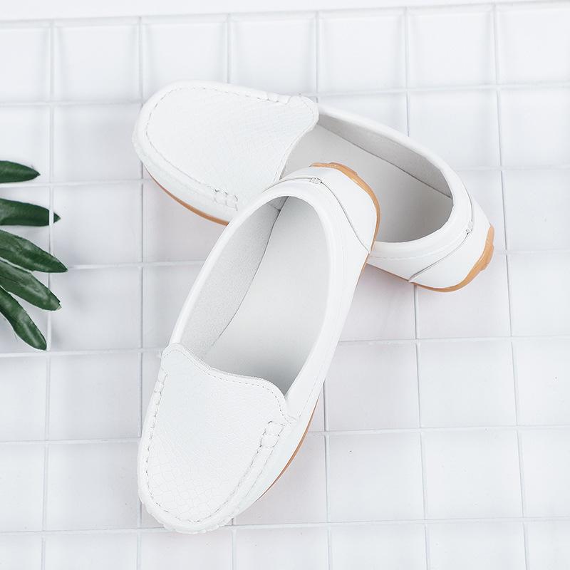 Летние кожаные лоферы для мальчиков - Новая повседневная детская обувь