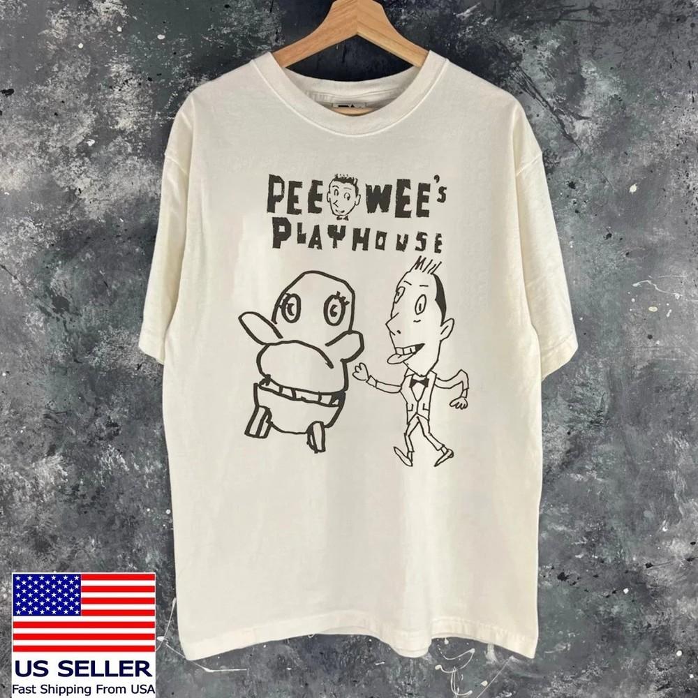 Inspired Playhouse Chairy Pee Wee Herman White S-5XL Shirt DM466 Unisex T-Shirt