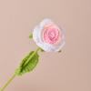 Имитация цветов Ручная работа Ароматизированный Вязаный Крючком Искусственный Цветок со Стальной Проволокой