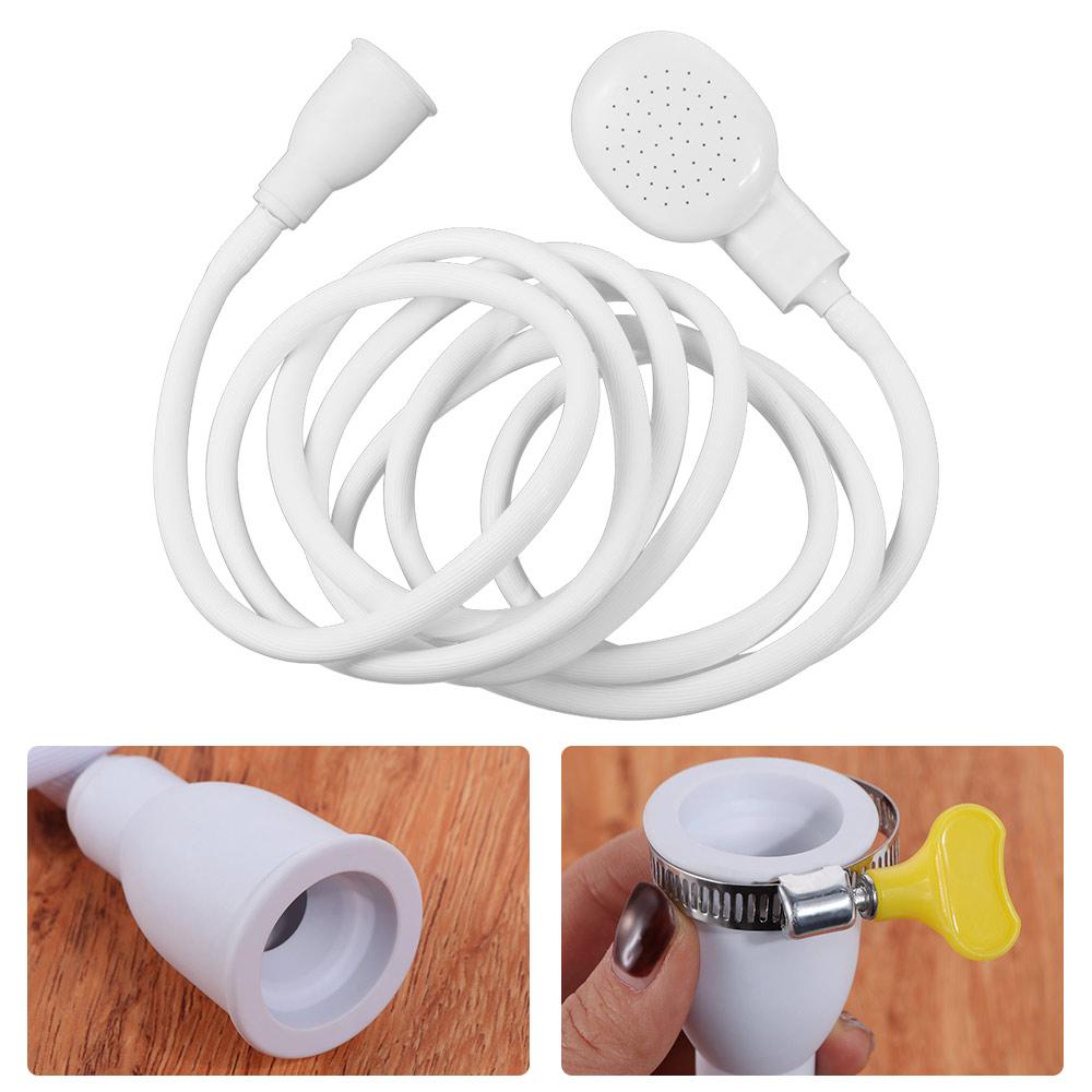 Rubber Hose Universal Sink Spray Multifunctional Extender Shower Head Quick Connect Drain Filter Handheld Shower Pet Bath