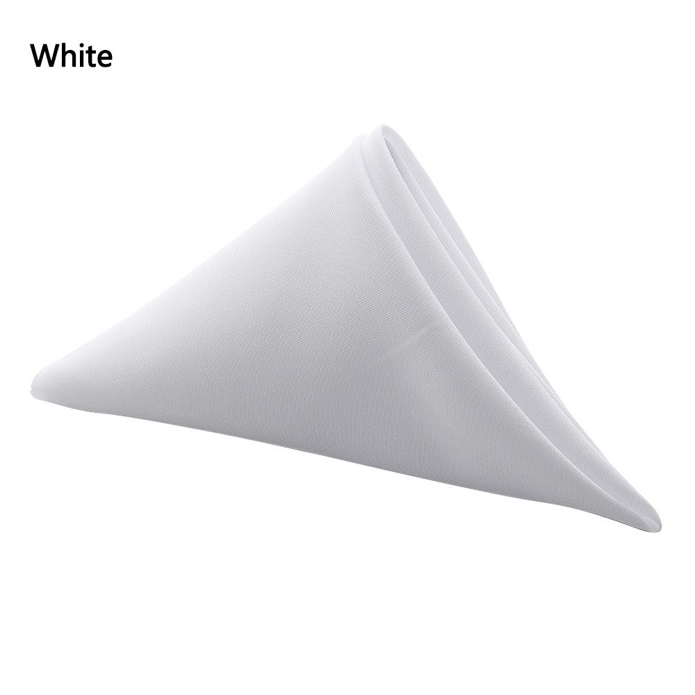 Party Supplies Washable Soft Solid Red Wedding Table Cloth Dinner Napkins Cloth Napkins