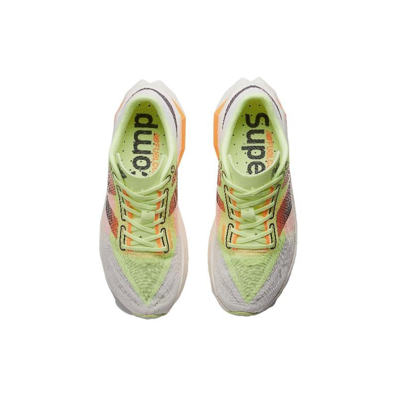 New Balance SuperComp Elite v4 Женские Желто-Белые Низкие Гоночные Беговые Кроссовки WRCELLA4