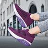New Fashion Women's Flying Woven Large Size Women's Shoes Outdoor Women's Casual Sports Shoes Socks Women's Shoes Size: 35-43