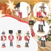4x Christmas Nutcracker Hanging Decor, Xmas Tree Pendants Display, Party Favor Reusable