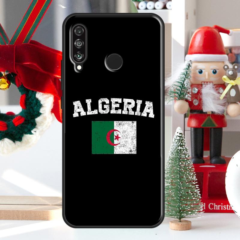 Flag Of Algeria For Huawei Nova 9 10 SE 11 Pro Y60 Y70 Y90 Y61 Y91 Y72 Y73 12i 11i 8i P20 P30 P40 Lite Case