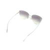 Excellent CHANEL sunglasses COCO Mark Cat's Eye Silver titanium Women 4273-T Used