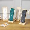 Fashion Wood Necklace Display Stand Large Capacity Pendant Bracelet Anklet Long Chain Jewelry Storage Rack Counter Showcase Prop
