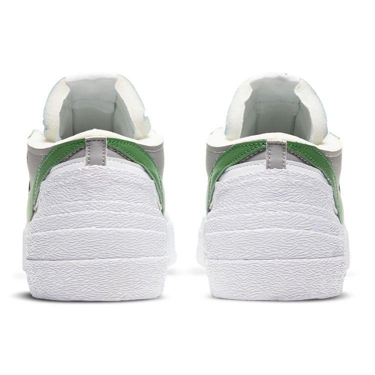Sacai x Nike Blazer Low Classic Green Унисекс Кроссовки Средне-серый Белый DD1877-001