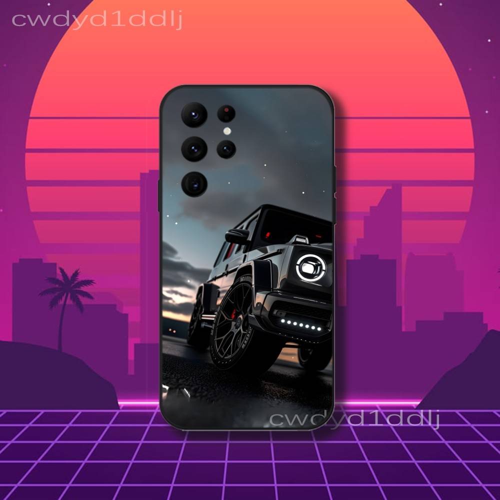 Car M-Mercedes-ES G Phone Case For Samsung S10,S21,FE,S21 ,S26,S25,S24,S23,Ultra,S9,S22,Plus Black Shell Cover