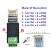 Адаптер RJ45 на RS485 с 2-контактным клеммным блоком