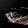 200ml Japanese Style Skiff Boat Heat-resistant High Borosilicate Glass Tea Cup Fair Mug Tea Pitcher Kung Fu Tea Set Puer Teacup