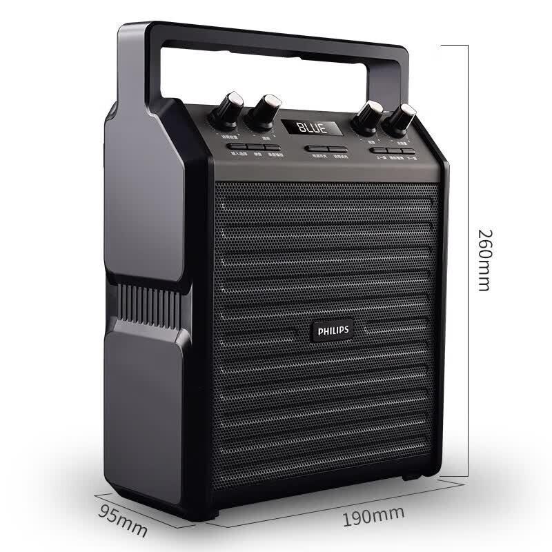 Philips Портативный уличный Bluetooth-динамик SD50X Комплект (Китайская версия)