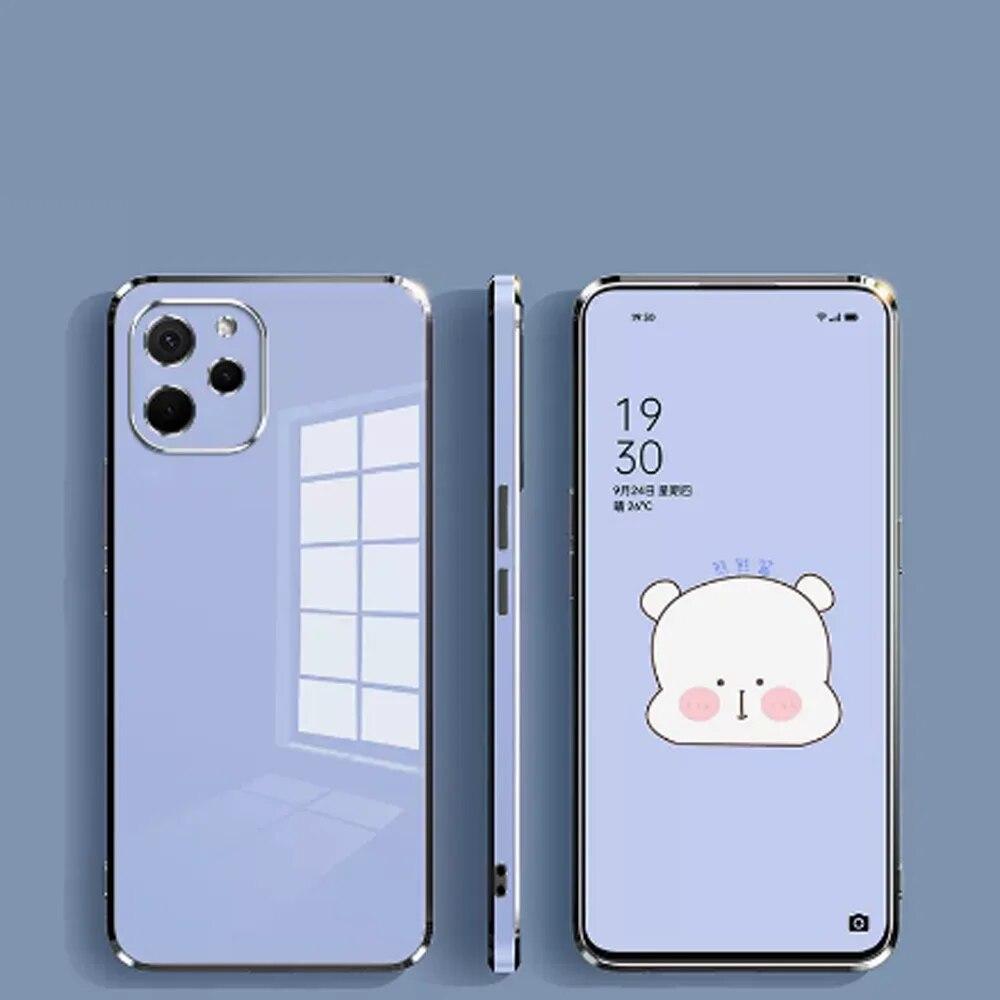 Чехол для Huawei Nova Y61, чехол для Huawei Nova Y90 Nova Y70 NOVA Y70 Plus nova y60, чехол для телефона, противоударный чехол, гальванический 6D