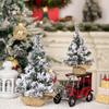 1Pc 20Cm/30Cm Mini Pine Christmas Tree Artificial Tabletop Decorations Festival Plastic Miniature Tree Year Decor Xmas