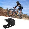 Полнолицевой велосипедный шлем для взрослых с отстегивающимся подбородочным ремнем и козырьком для горного велосипеда