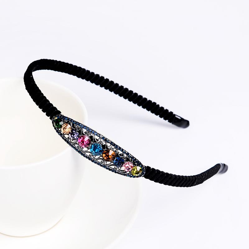 EASYA Новые Простые Ручной Работы Повязки на Голову с Бантиком-Бабочкой для Женщин и Девочек Модные Аксессуары для Волос с Кристаллами и Стразами в Виде Цветка Ювелирные Изделия