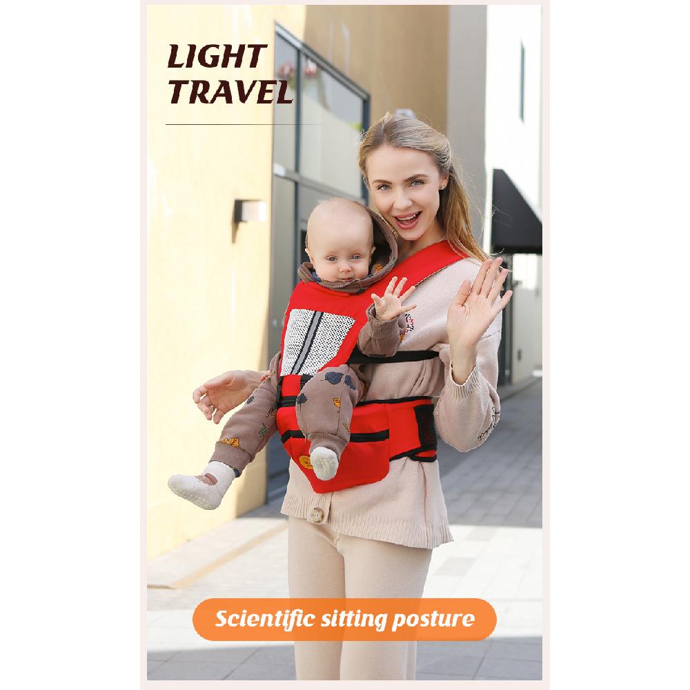 Foldable Storable Baby Hip Seat Carrier, All‑Season Multifunctional Infant Sling, Portable Hands‑Free Baby Carrying Stool Maternity Supplies