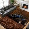 New Holland Print Crystal Velvet Plush Rug Anti?Slip Wear?Resistant Floor Carpet For Indoor Household Home Decoration