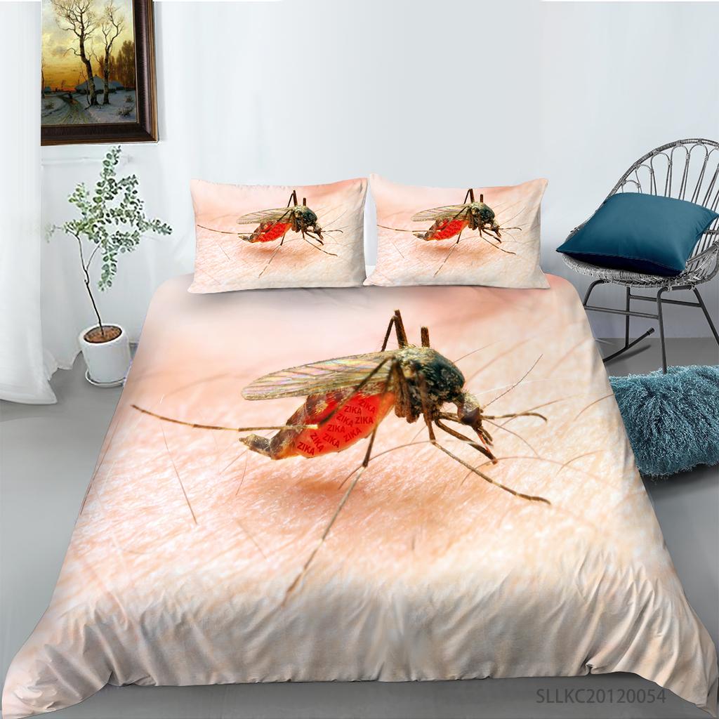 Duvet Cover Washed Breathable Home Bedding Set Microfiber Children Teen King Double Size Highly Quality Misquito Quilt Cover